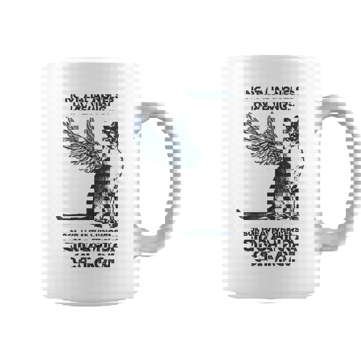 すべての天使に翼があるわけではない-マザーシンガプーラキャットママ コーヒーマグ