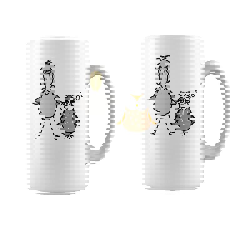 みんな大好きハシビロコウ 動かない鳥 はしび郎クラブtシャツ ハシビ郎とフクロウ Zoo ハシビロコウ フクロウ 鳥 コーヒーマグ