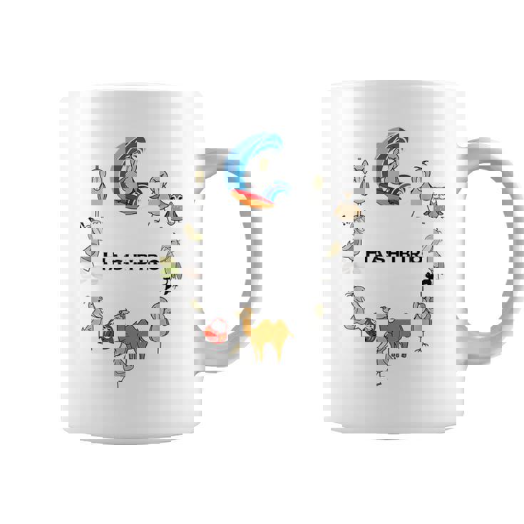 みんな大好きハシビロコウ 動かない鳥 はしび郎クラブtシャツ 絵しりとり遊び どうぶつ Zoo コーヒーマグ