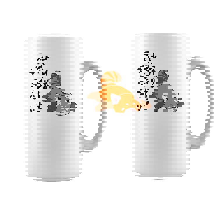 やればできるけどやらない レッサーパンダデザイン コーヒーマグ