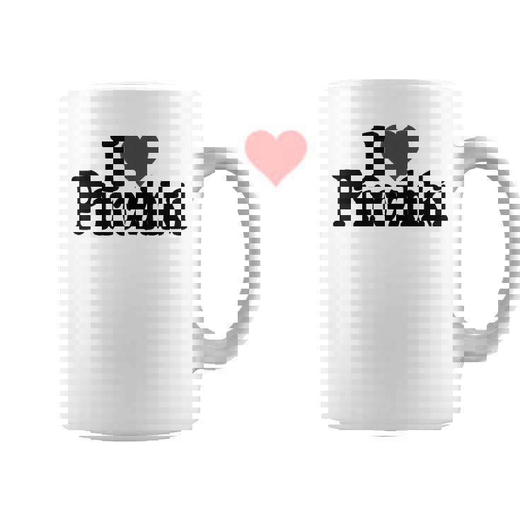 アイラブハートピロシキピロシキ コーヒーマグ