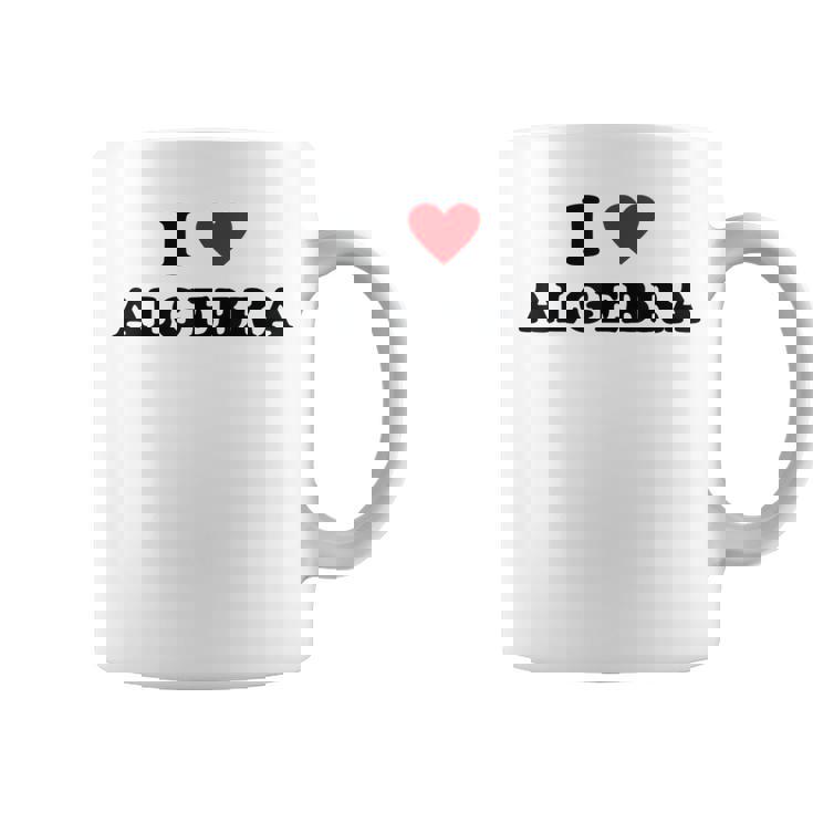 アイ・ハート・マス・ティーチャー-ファニー・アイ・ラヴ・アルゲブラ コーヒーマグ