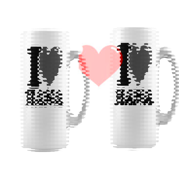アイ・ラブ・ハナ コーヒーマグ