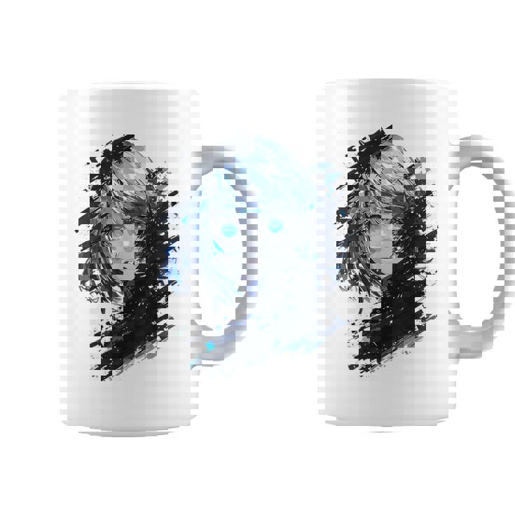 アニメ 漫画 グラフィック 青い目 アート アニメ コーヒーマグ