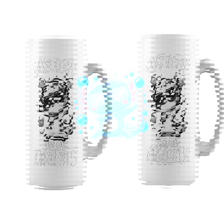 アホロートルを愛するjust A Boy コーヒーマグ