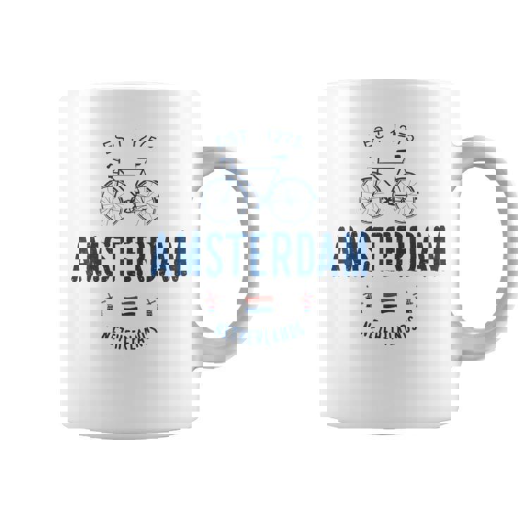 アムステルダム バイク シティ アムステルダム バイクタウン オランダの国旗 コーヒーマグ