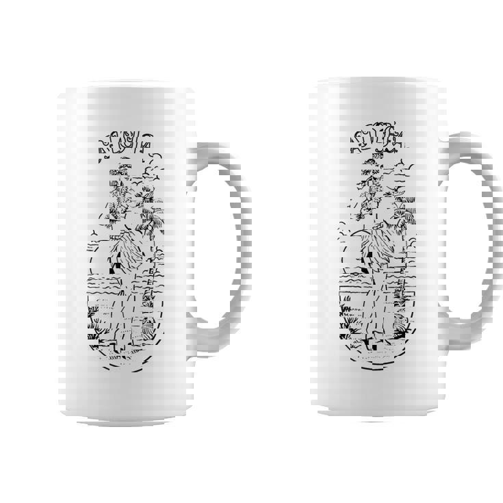 アロハ ハワイアン フラダンサー コーヒーマグ