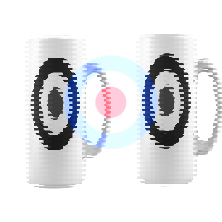 イギリス空軍の様式化されたラウンデル旗 コーヒーマグ