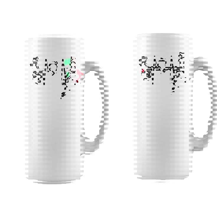 イタリアの日本の国旗 日本 イタリア ハートビート コーヒーマグ
