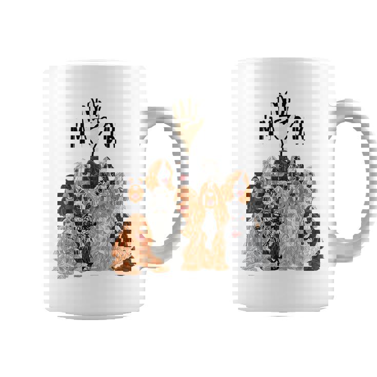 イングリッシュコッカースパニエルがいっぱい コーヒーマグ