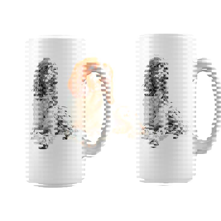 イングリッシュセッター 犬 モチーフ ペット アートワーク イングリッシュセッター コーヒーマグ