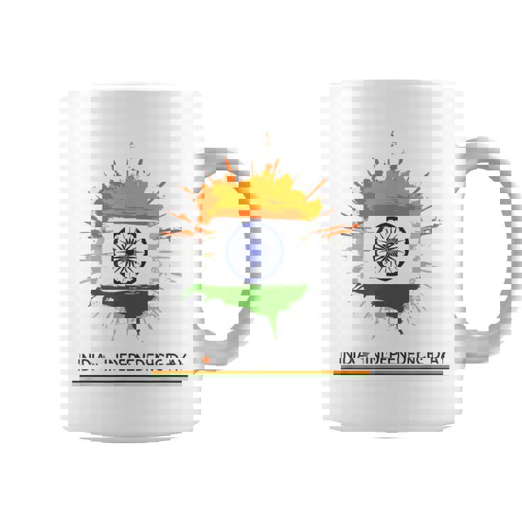 インド独立記念日 1947年8月15日 インド国旗 愛国心 コーヒーマグ