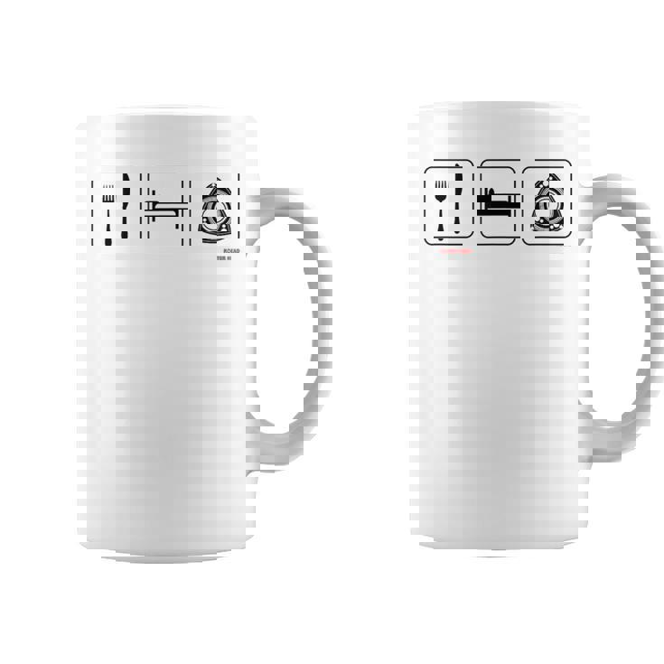 イート・スリープロータリー コーヒーマグ