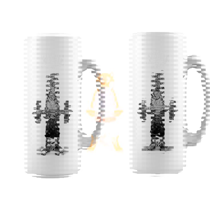 ウェイトリフティング 筋トレ バーベル やる気がないなら家に帰れ トラ 虎 コーヒーマグ