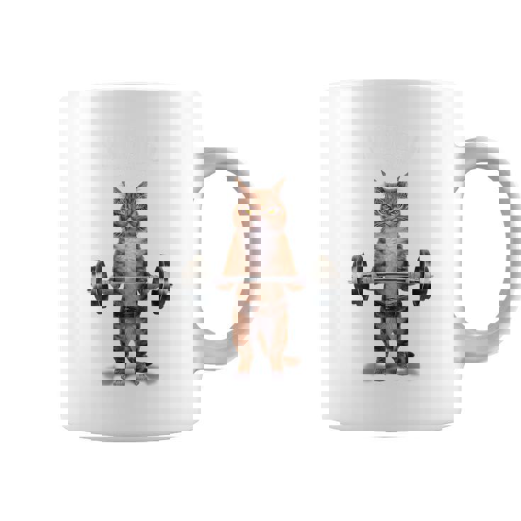 ウェイトリフティング 筋トレ バーベル やる気がないなら家に帰れ 赤毛 猫 ねこ コーヒーマグ