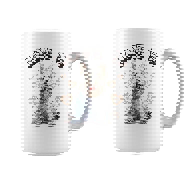 ウェスティ・ウェスト・ハイランド・ホワイト・テリア犬種愛は コーヒーマグ