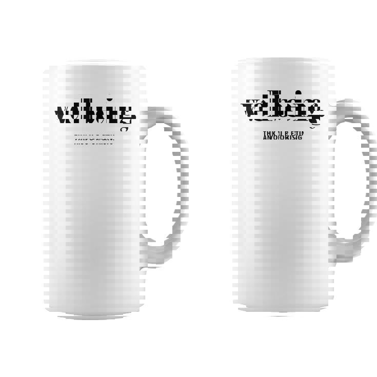 ウェルビーイング 既存に感謝 コーヒーマグ