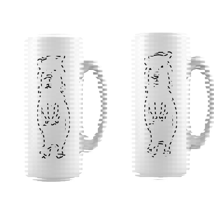 ウォンバット かわいいげっ歯類 森の動物図鑑 コーヒーマグ