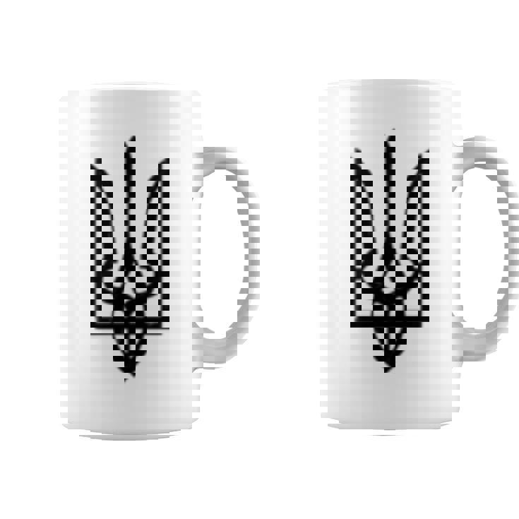 ウクライナトライデントシンボル ウクライナトライズブ 長袖tシャツ コーヒーマグ