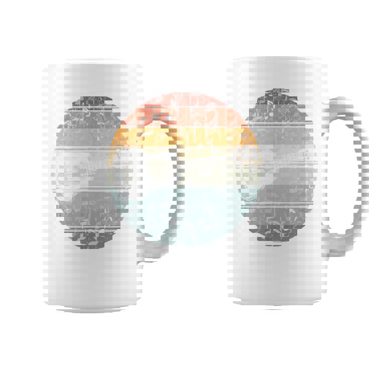 ウクレレ奏者 レトロ ウクレレ奏者 面白いウクレレ音楽 コーヒーマグ