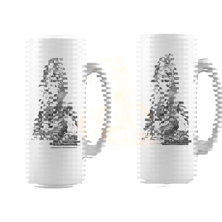 エジプト スフィンクス 神秘 ラムセス バックプリント コーヒーマグ
