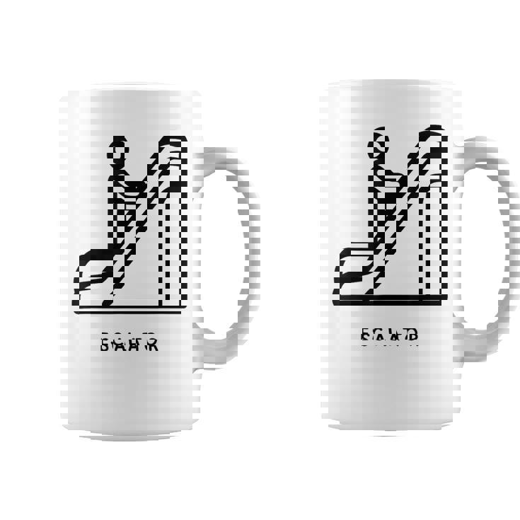 エスカレーター コーヒーマグ