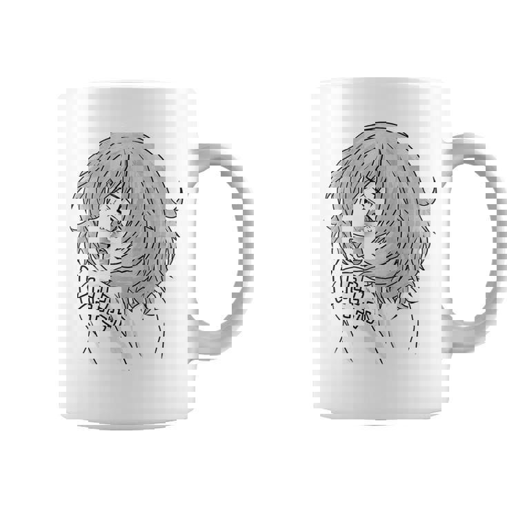 エッチ・アヘ顔 変態少女 快感顔tシャツ Playera コーヒーマグ