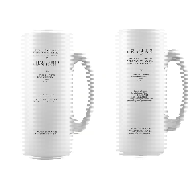 エドウィン・ドロードの謎 チャールズ・ディケンズ タイトルページ コーヒーマグ