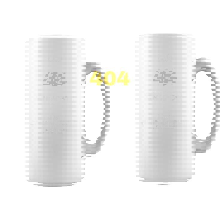 エラー404デジタル表現 コーヒーマグ