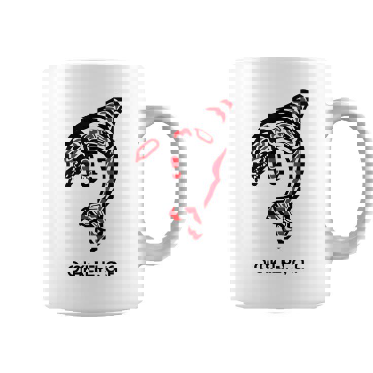 オークリー、カリフォルニア オルカキラー クジラ ネイティブアメリカン ギフト コーヒーマグ