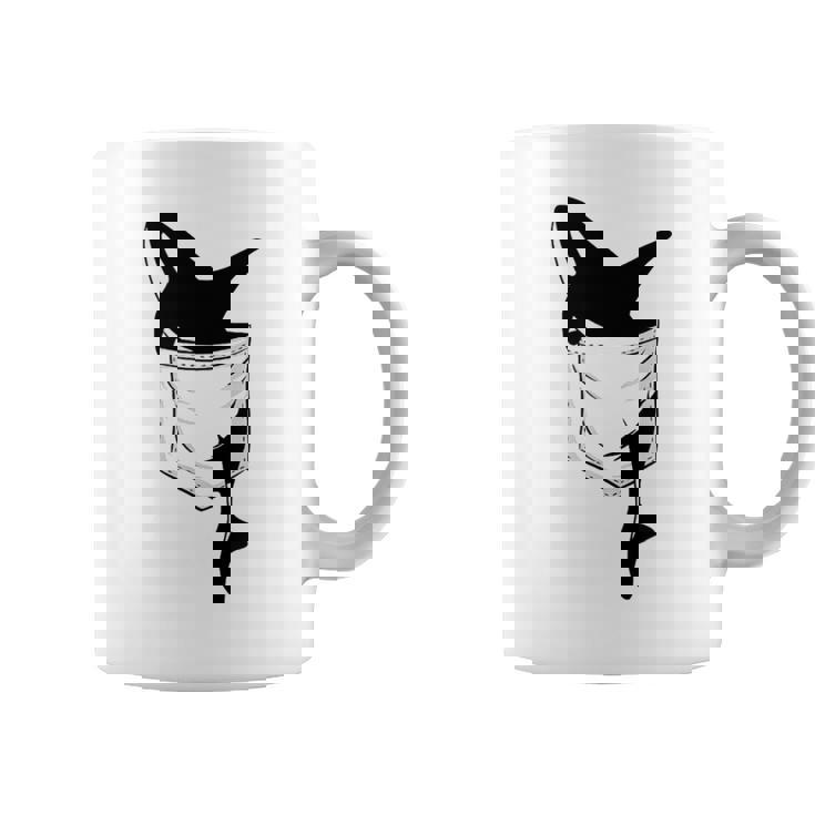 カジュアルなシャチ 面白いオルカをポケットに コーヒーマグ