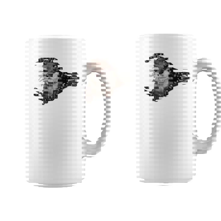 カワウソ 長袖tシャツ コーヒーマグ