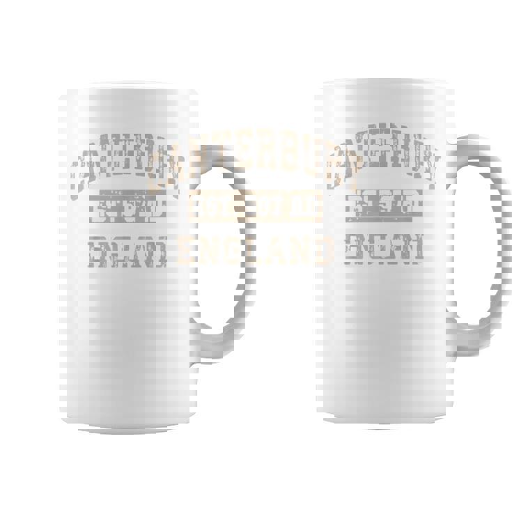 カンタベリー イングランド Uk Est Year Athletic Beige Distressed コーヒーマグ