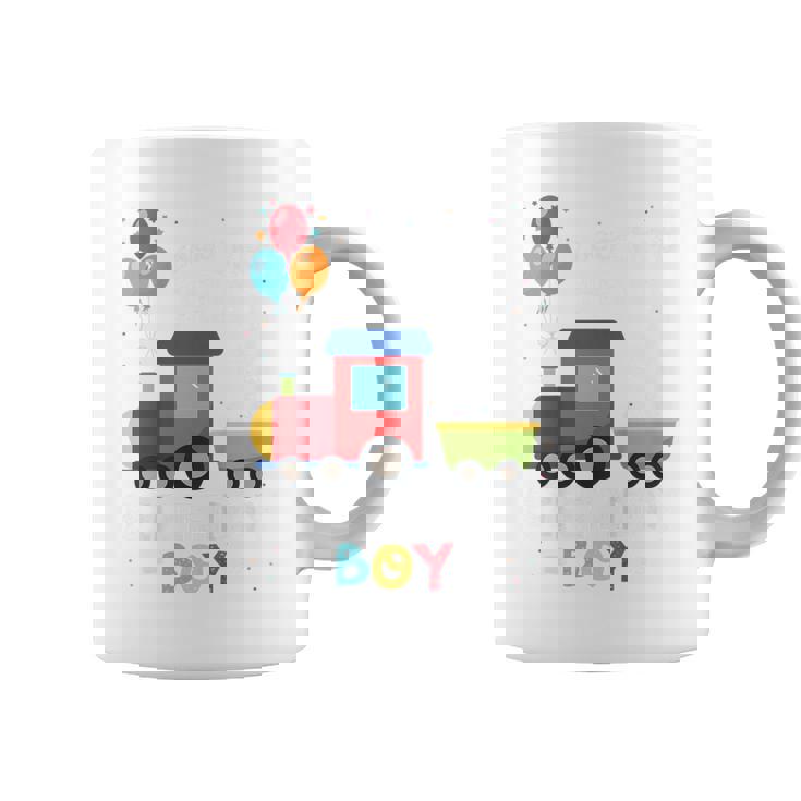 キッズ かっこいいチュー 3歳バースデーボーイ可愛い電車好き コーヒーマグ