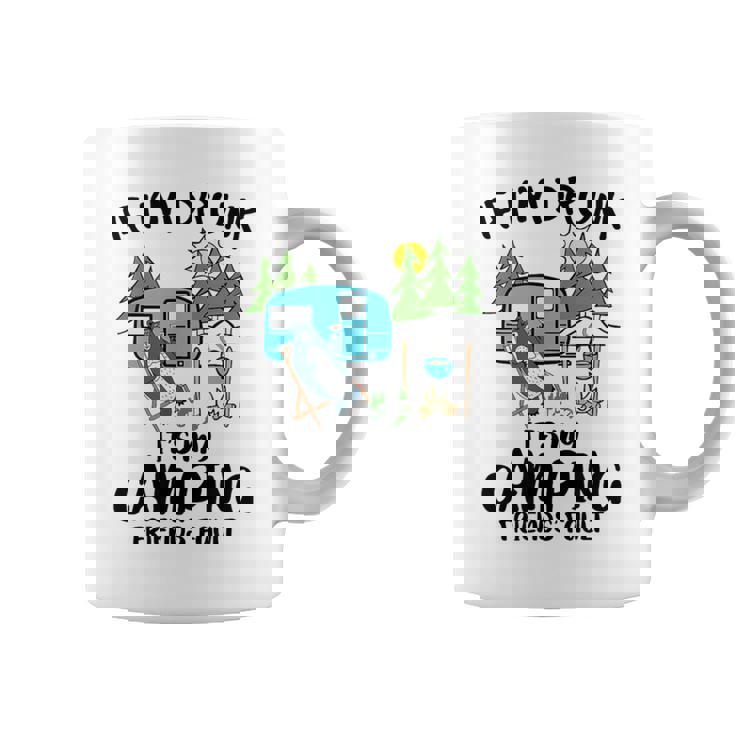 キャンプ 楽しい キャンピング 面白い キャンプファイヤー キャンピングカー 旅 コーヒーマグ