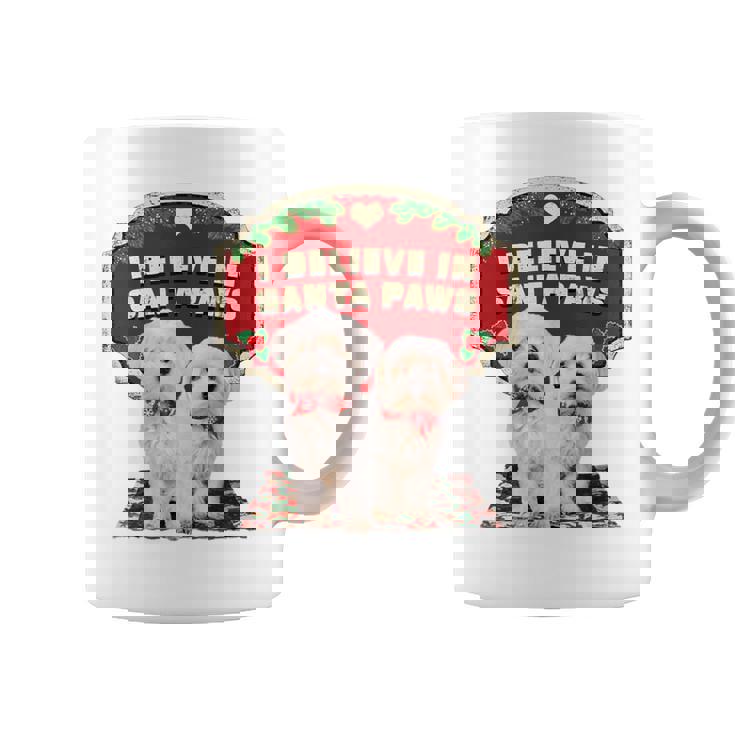 クリスマス デコレーション 犬 マルチーズ コーヒーマグ