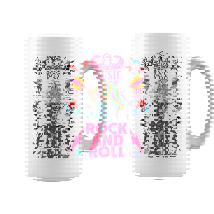 クールなヴィンテージオールドロックンロールミュージック、This Is My Rock And Roll コーヒーマグ