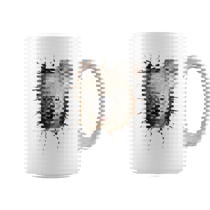 コアラ アニマル柄 動物園 ポートレート イラスト かわいい コアラ コーヒーマグ