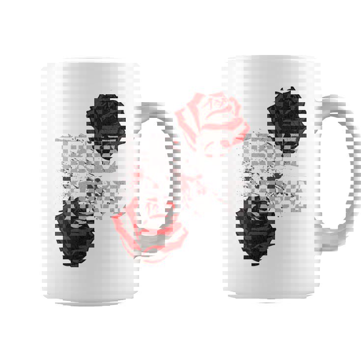 ゴシック ローズ パンク ラブ バレンタイン 学生 ロックミュージック ギグ 長袖tシャツ コーヒーマグ