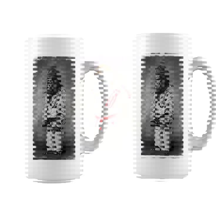 ゴリラ先生 日本の柔道と空手武道 コーヒーマグ