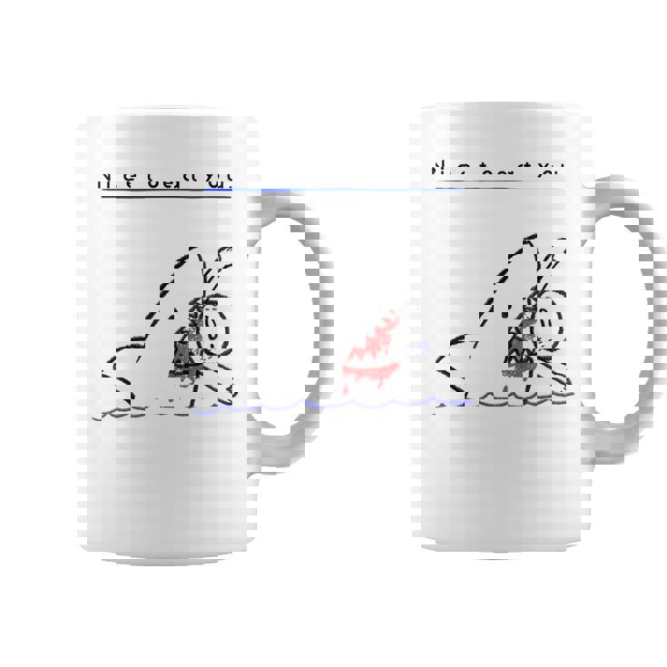 サメのことわざ ブラックユーモア Nice To Eat Yo コーヒーマグ