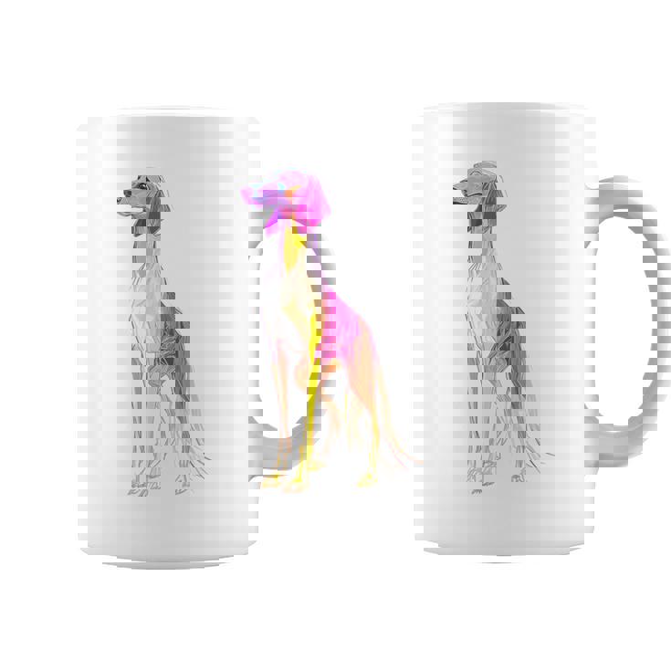 サルーキ 犬 モチーフ ペット 作品 サルーキ コーヒーマグ