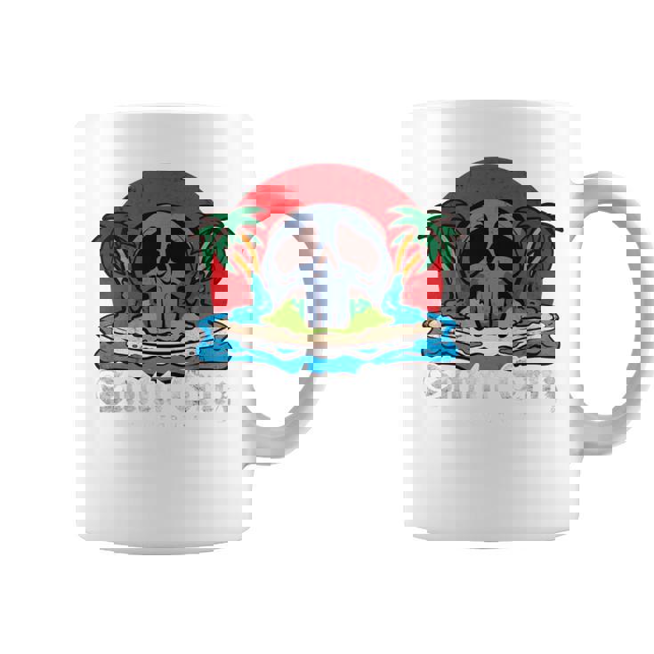 サンタクルーズ カリフォルニア ヴィンテージ レトロ 長袖tシャツ コーヒーマグ