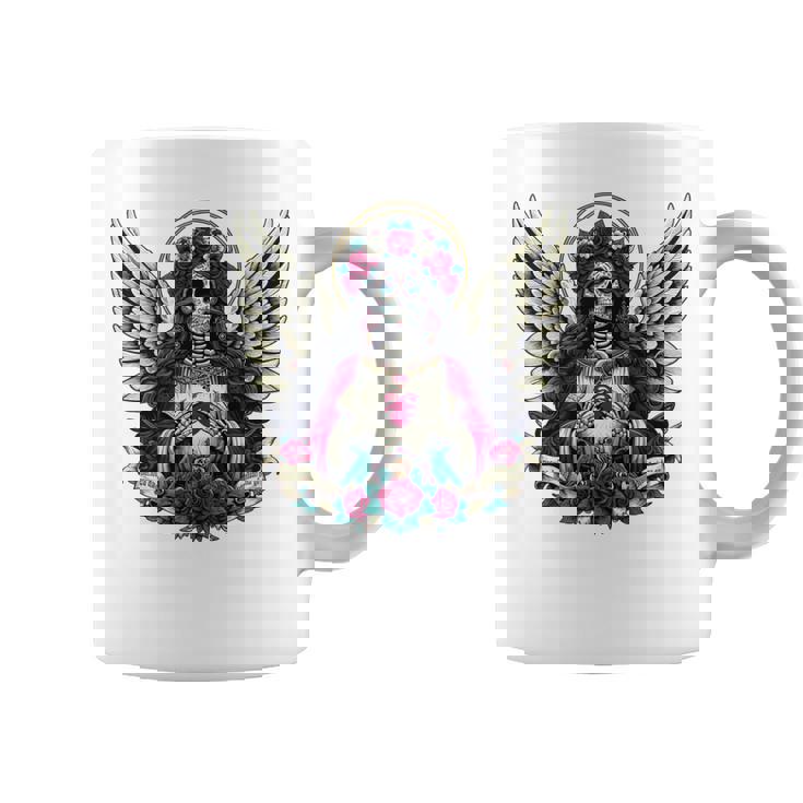 サンタ・ムエルテ 長袖tシャツ コーヒーマグ