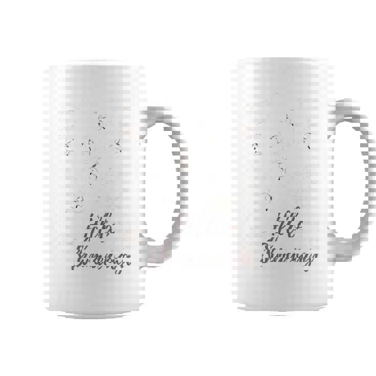 シマエナガの雪の結晶 コーヒーマグ