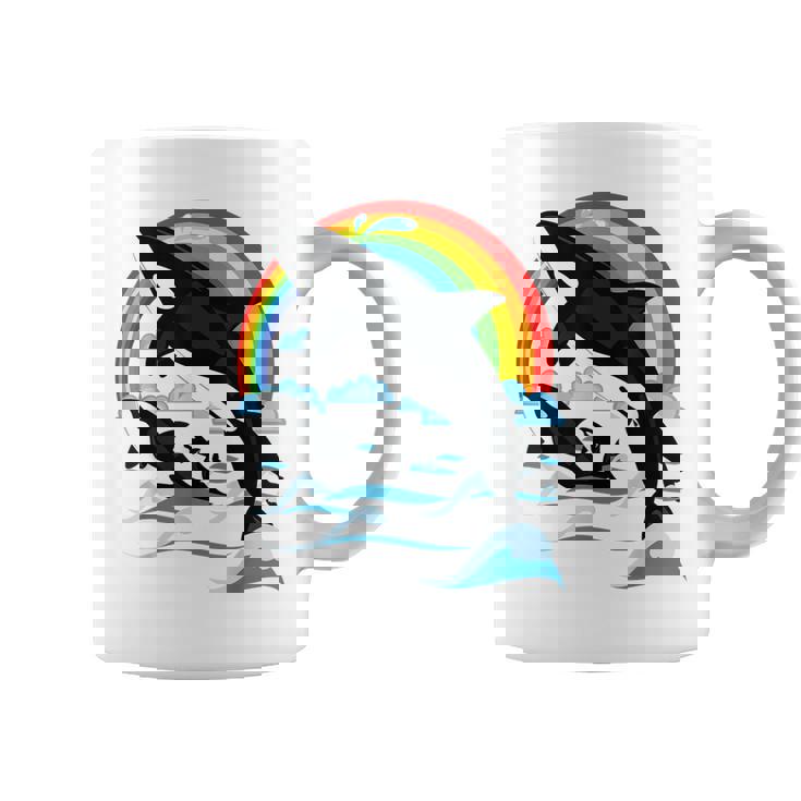 シャチ。シャチホエールウォッチング コーヒーマグ