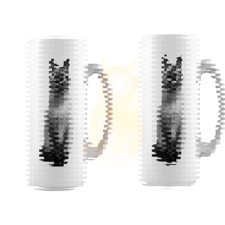 シャム猫 美人 雄大なシャム猫 ラブリーシャム猫 コーヒーマグ