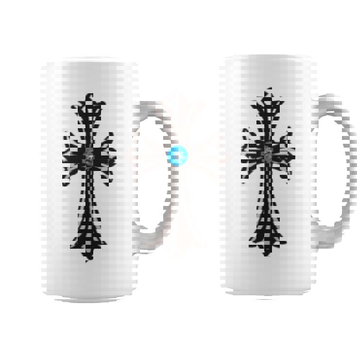 シルバークロス ブルーダイヤ 長袖tシャツ コーヒーマグ