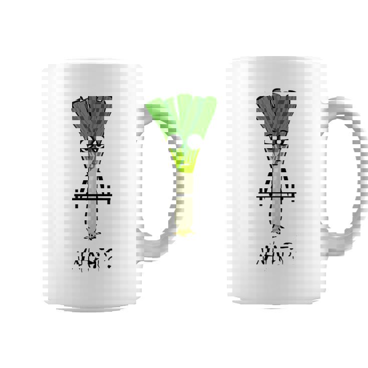 ジムでのトレーニングのための面白いネギフィットネスギフト コーヒーマグ