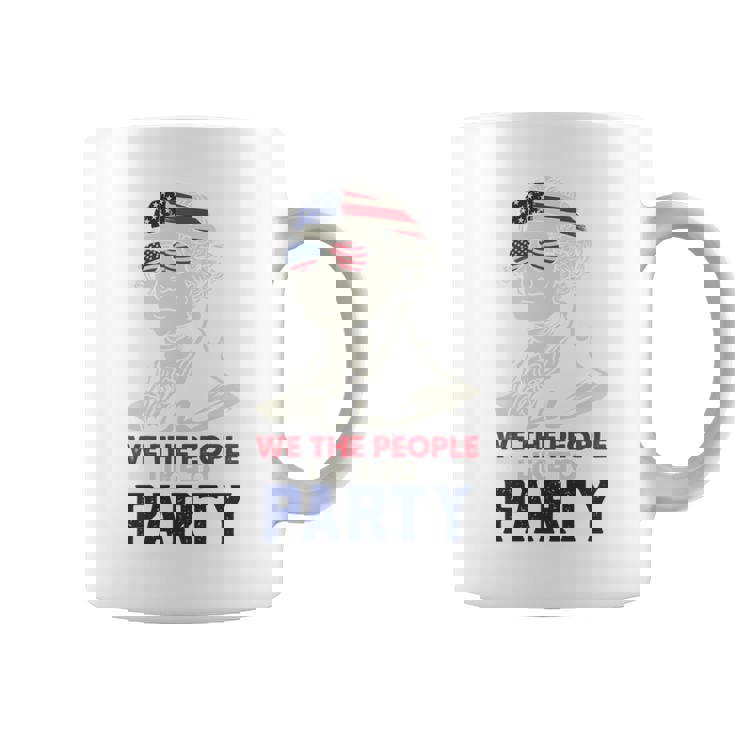 ジョージ・ワシントン ファンスターズ ストリップ アメリカ国旗 7月4日 ペイトリオット 長袖tシャツ コーヒーマグ